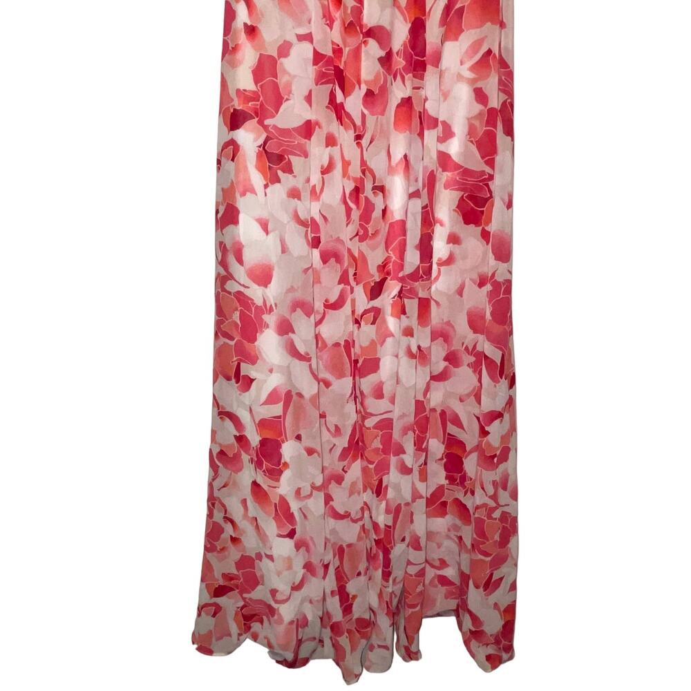 CALVIN KLEIN Women's Floral Strappy-Back Gown Pink, Size 6 - Picture 10 of 10